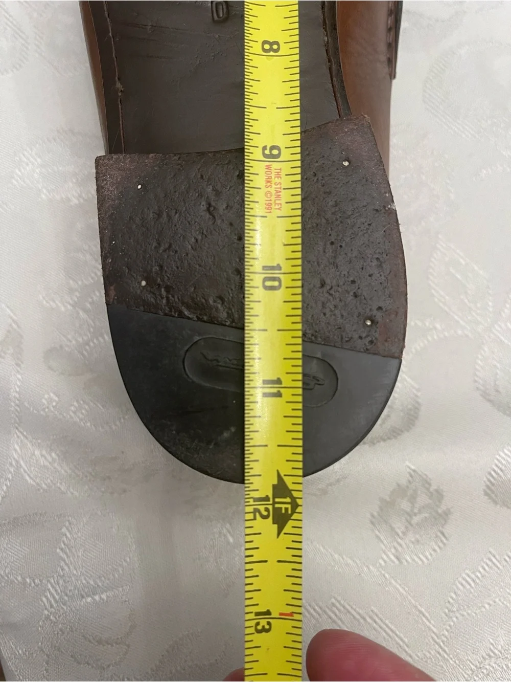 Santoni Brown Leather Bit Loafers